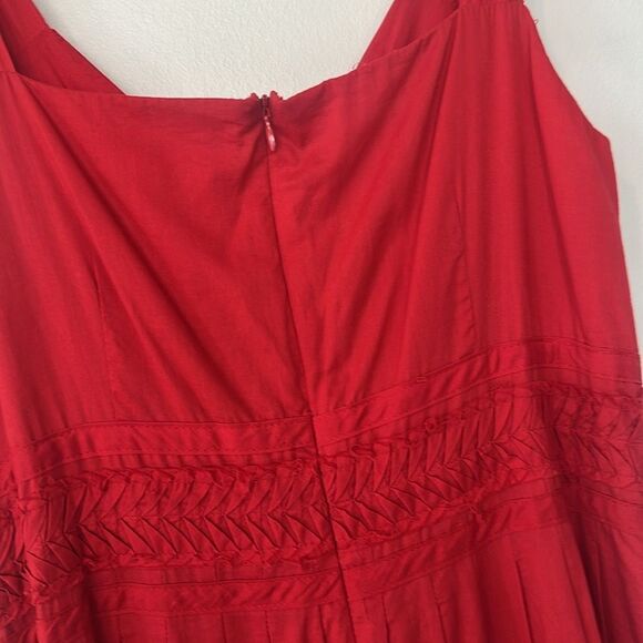 Coldwater Creek Red Maxi Dress 16 - Picture 6 of 9